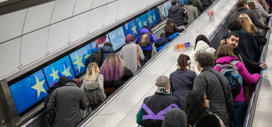 The full motion format allows brands to run across the full length of the screens